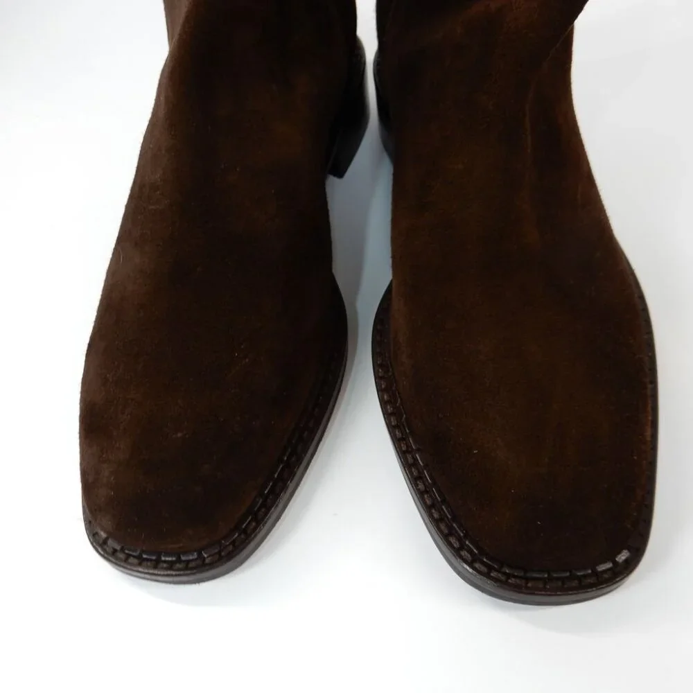 La Canadienne Selina City Dry Waterproof Bootie Boots Size 5.5 Brown Suede NEW - Picture 8 of 15